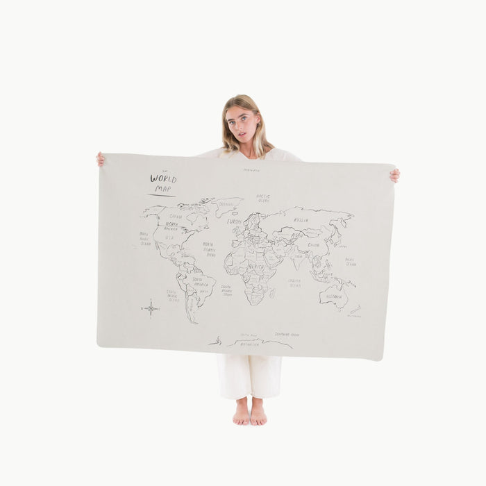 Medium Tapestries - World Map