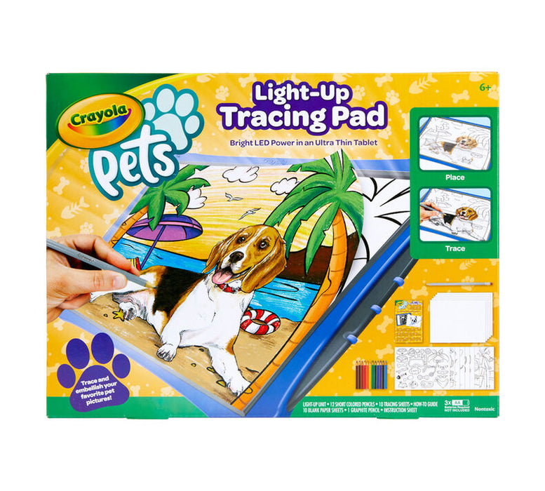 Crayola Pets Light Up Tracing Pad — Bright Bean Toys