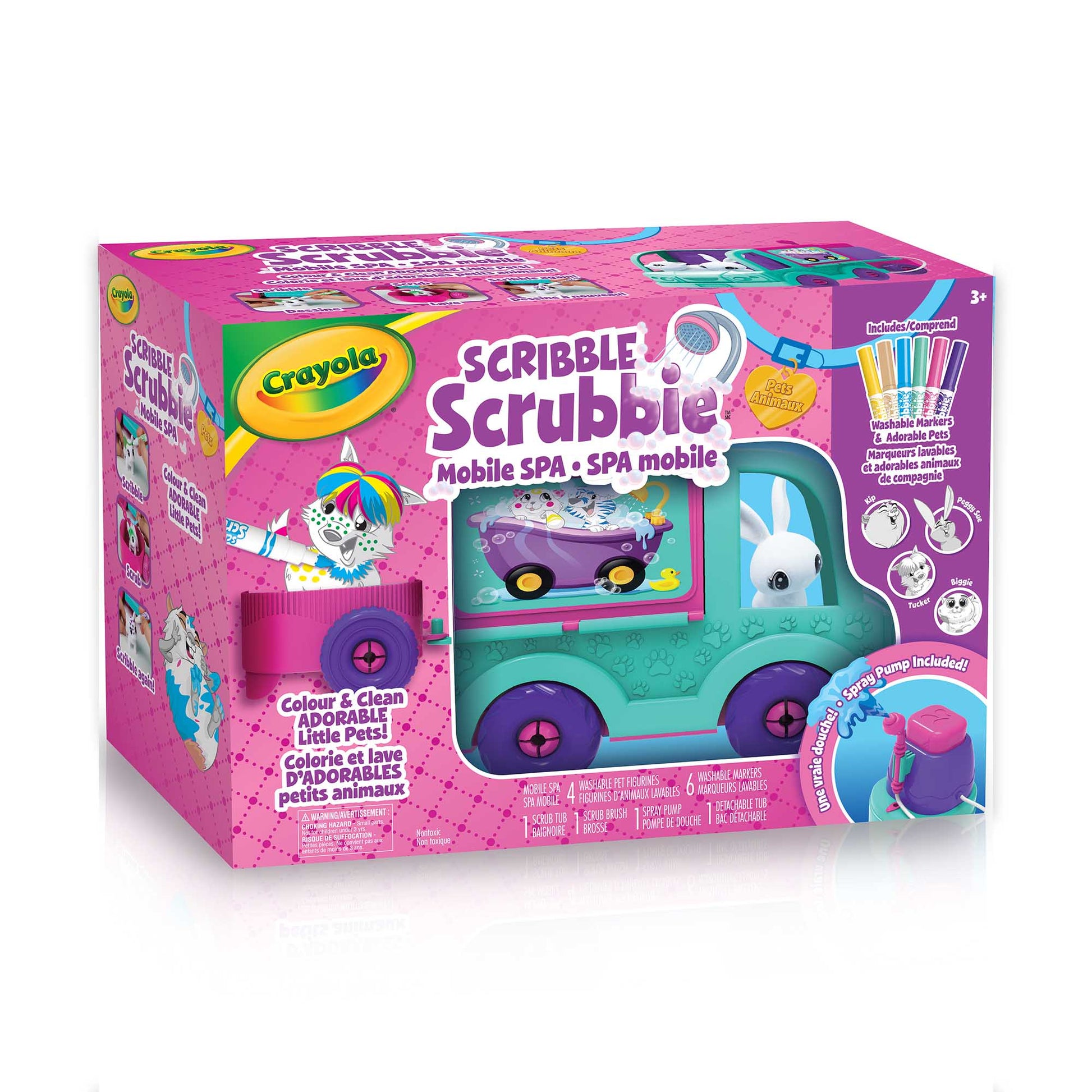 Crayola Scribble Scrubbie Pets Mobile Spa Playset – Bright Bean Toys