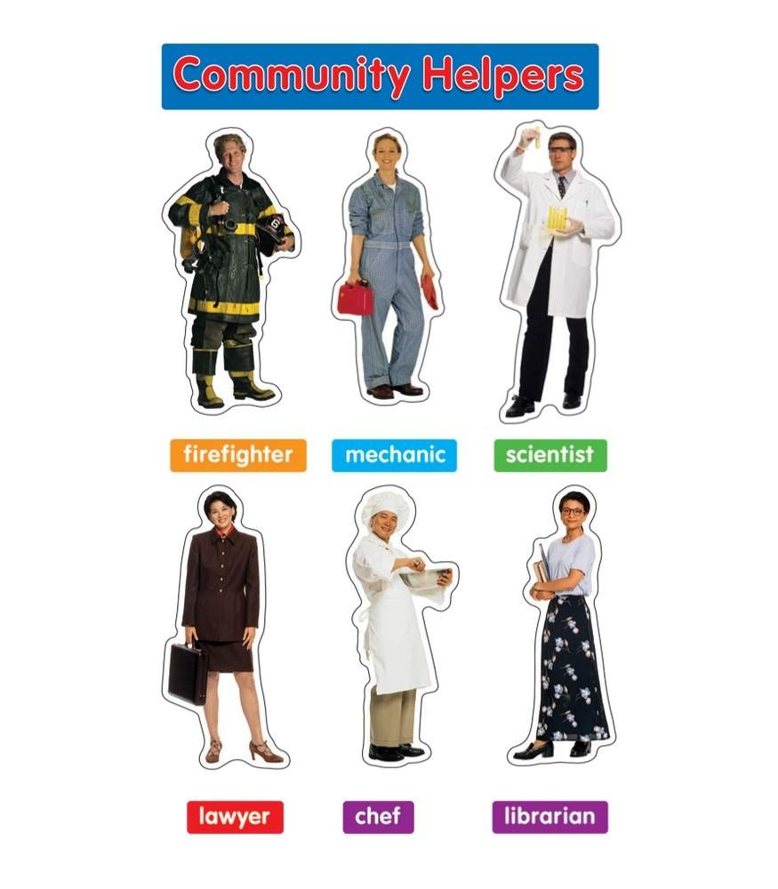 Community Helpers Chart For Kids