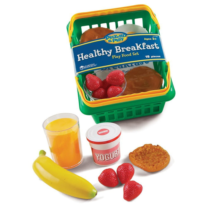 Learning Resources Pretend and Play Healthy Breakfast Basket
