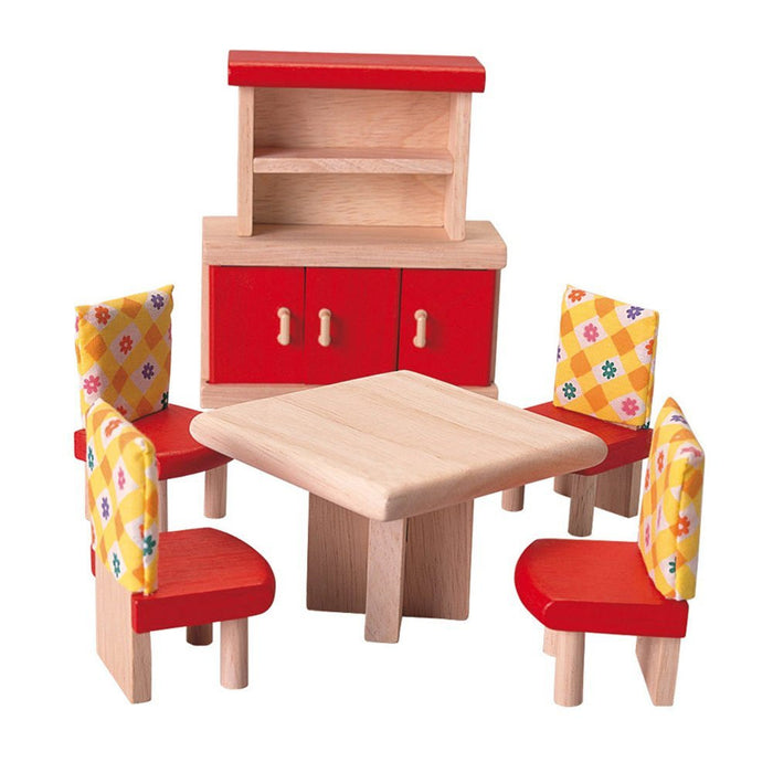 Plan Toys Neo Dollhouse Furniture - Dining Room