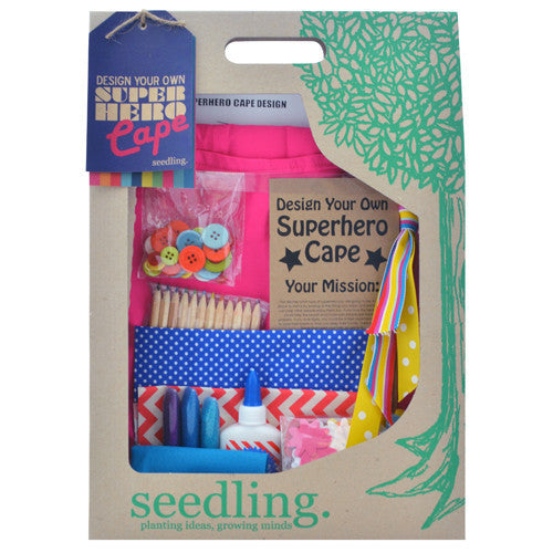 Seedling Design Your Own Superhero Cape Pink