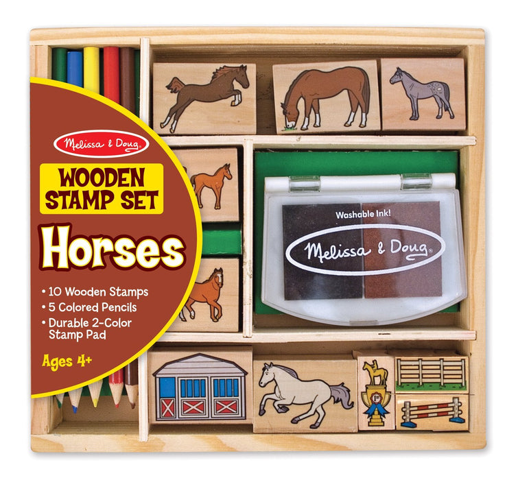 Melissa & Doug Stamp Set: Horses