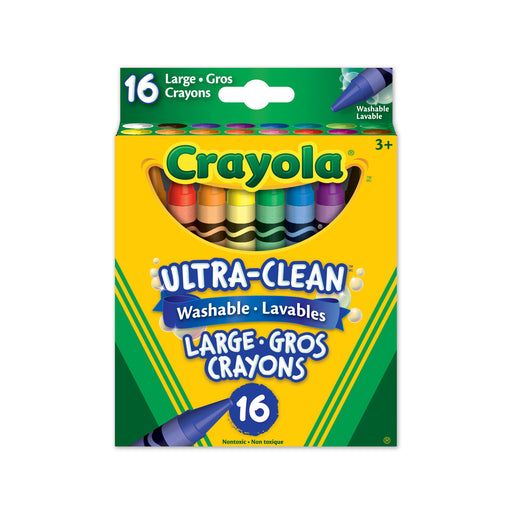 Marqueurs lavables à trait large Crayola Ultra-Clean, paq. 16