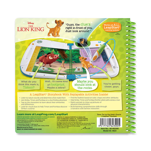 LeapFrog® LeapStart Level 1: The Lion King Simba's Surprise
