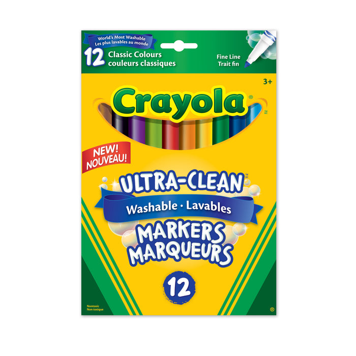 Crayola Fine-Line Washable Markers 12 Pack