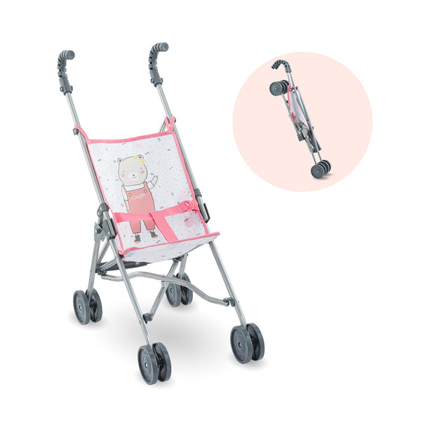 Corolle Umbrella Stroller (14" / 17" Baby Doll) Pink
