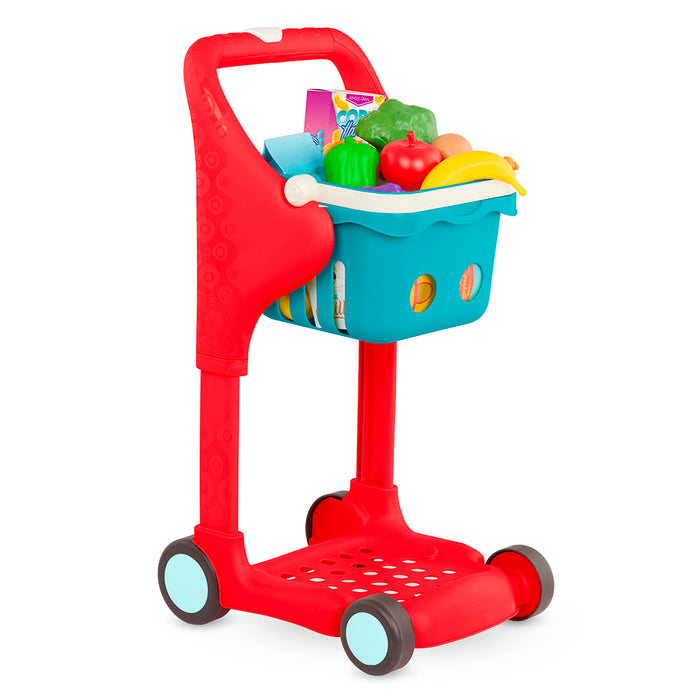 B.Lively Musical Shopping Cart Shop & Glow - Red