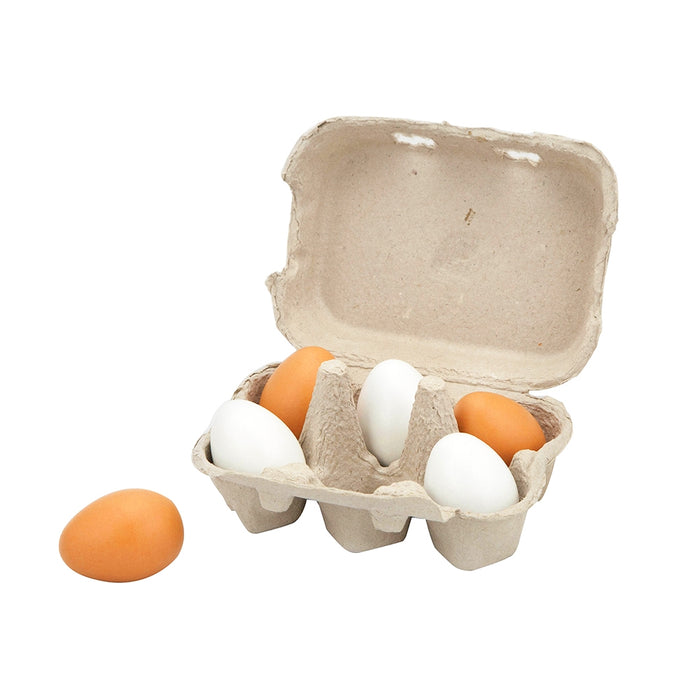 Viga Wooden Eggs 6-piece Set