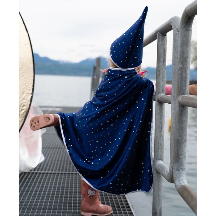 Sparkle Wizard Cape & Hat
