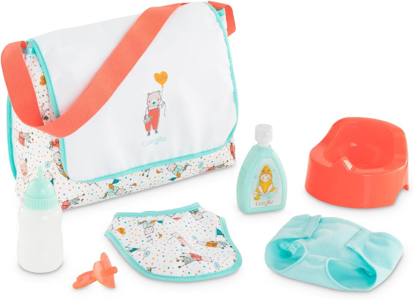 Ja server kontroversiel Corolle Changing Bag & Accessories (12" / 14" / 17" Baby Doll) — Bright  Bean Toys