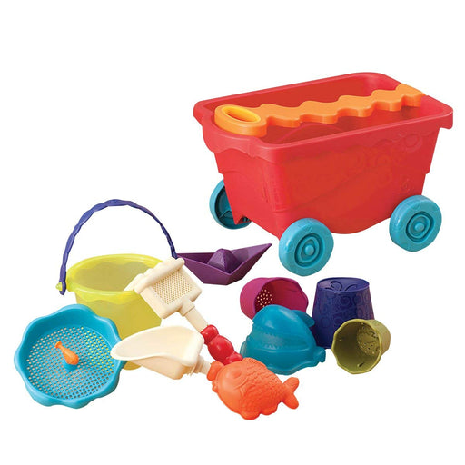 B. Toys Beach Wavy-Wagonª Clear and accessories