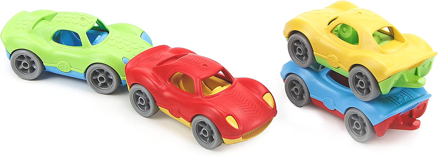 Green Toys Stack & Link Racers — Bright Bean Toys