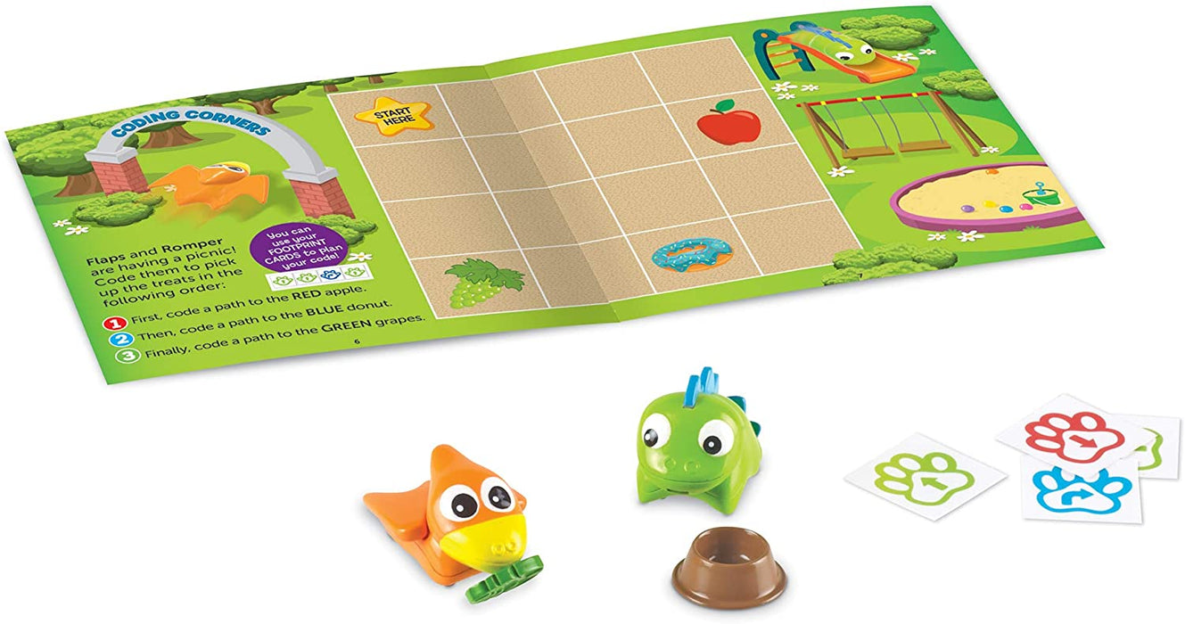 Learning Resources Coding Critters™ Pair-a-Pets: Adventures with Romper & Flaps