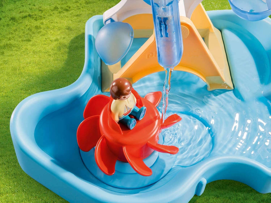  Playmobil 1.2.3 Aqua Water Wheel with Baby Shark