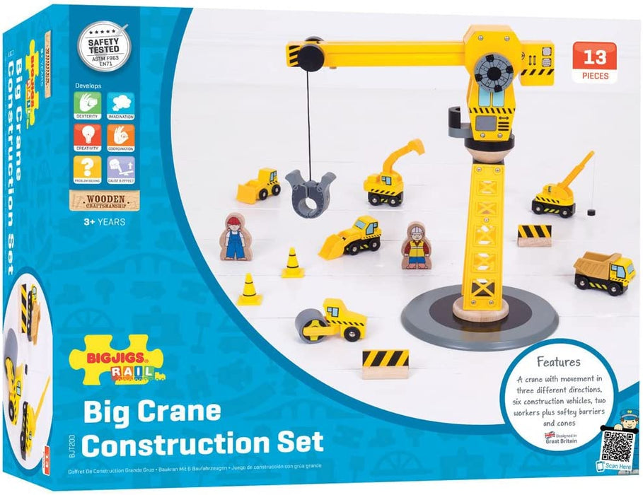Bigjigs Big Crane Construction Set