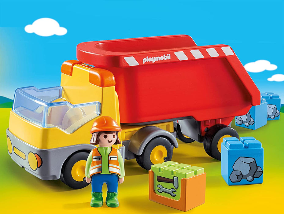 Playmobil 1.2.3 Dump Truck — Bright Bean Toys