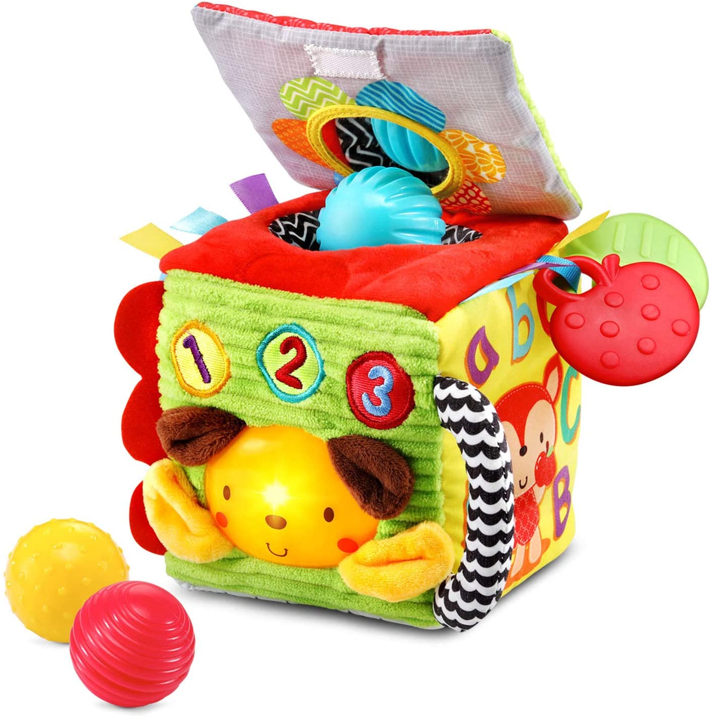 Soft cube hotsell baby toy