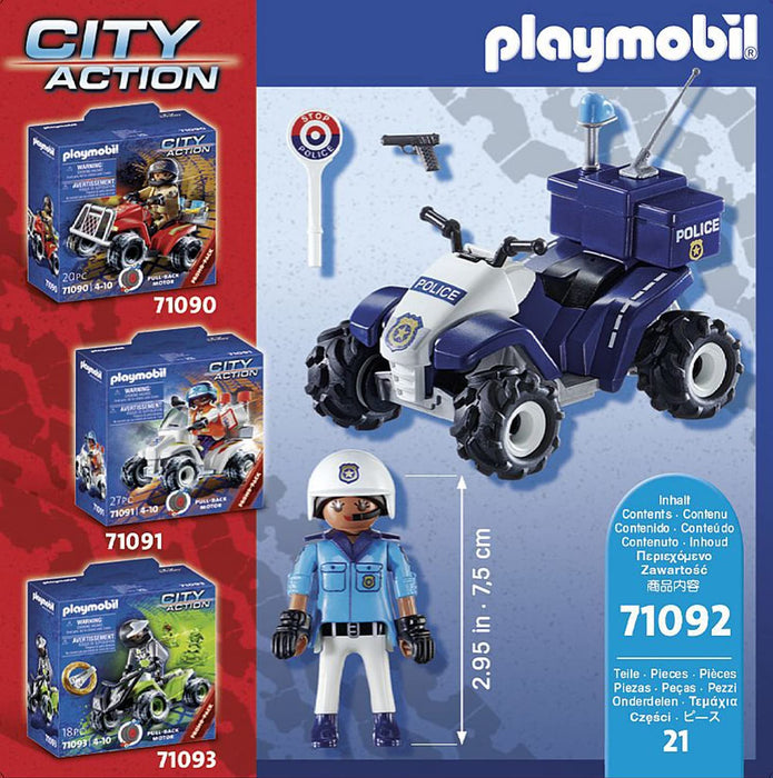 Playmobil Fireman Quad 71090