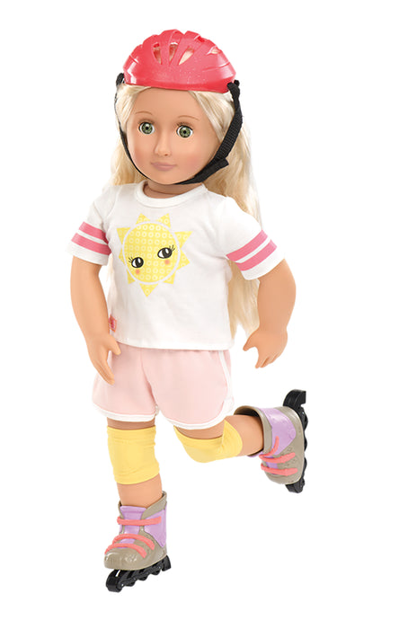 Our Generation Rollerblades Roll with it Outfit for 18" Doll