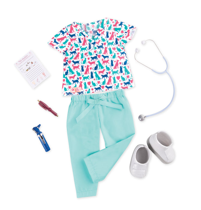 Our Generation Healthy Paws Outfit for 18" Doll