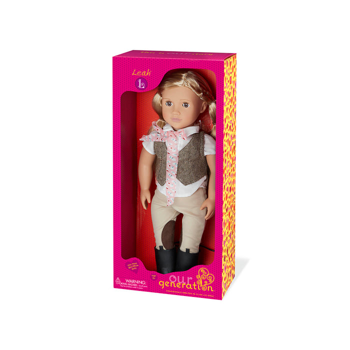 Our Generation Riding Doll Leah 18" Doll