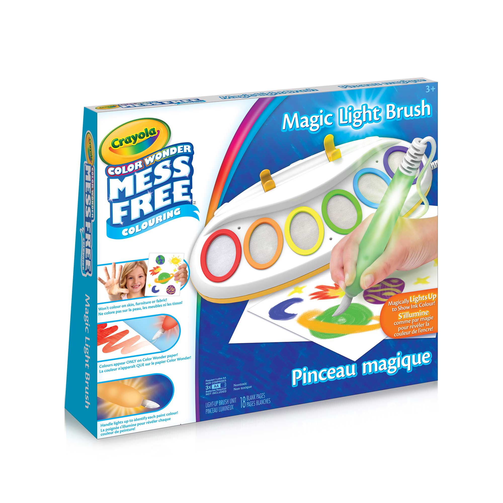 Crayola Color Wonder Mess-Free Magic Light Brush – Bright Bean Toys