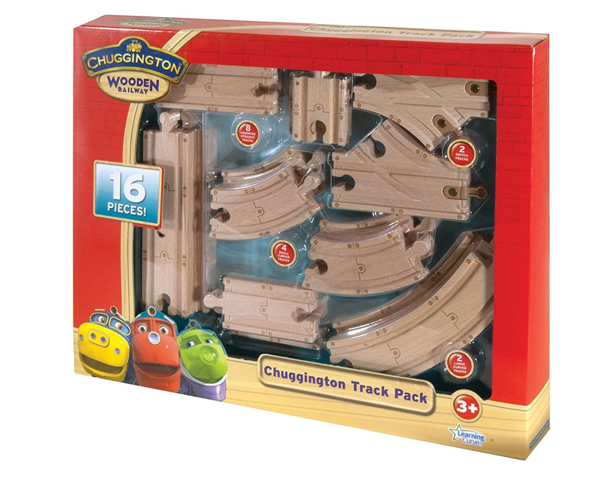 Chuggington Wooden Railway - Track Pack (16 piece)