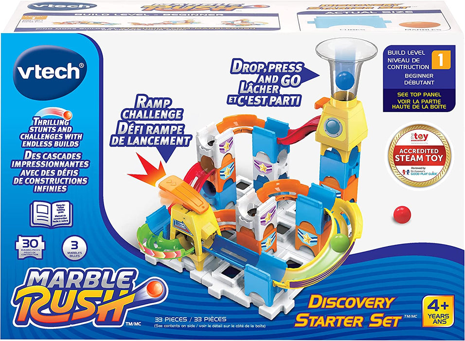 Vtech Marble Rush Launchpad Set Thrilling Stunts And Challenges Builds 