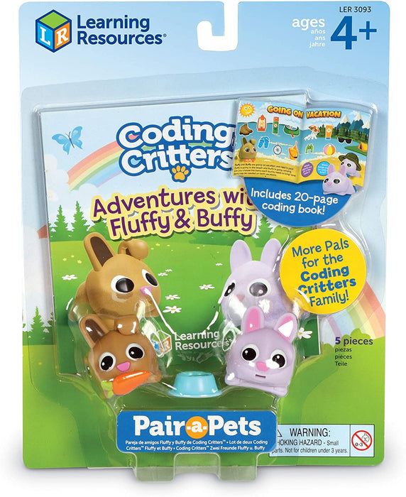 Learning Resources Coding Critters™ Pair-a-Pets: Adventures with Fluffy & Buffy