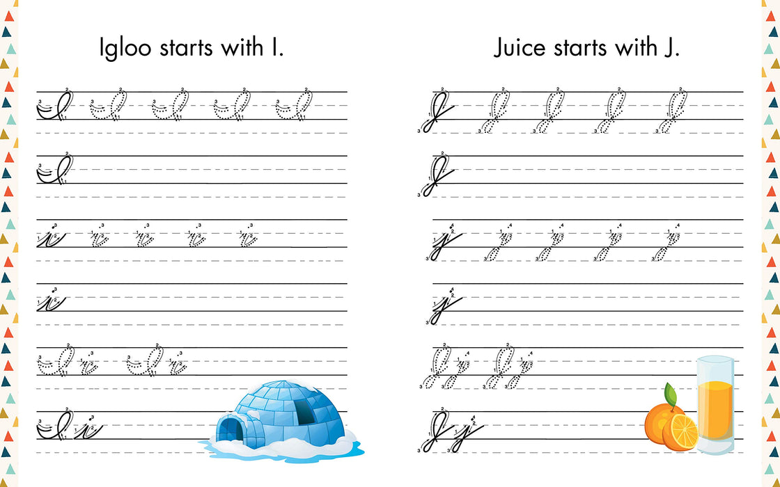Learn,　Laugh,　Kids:　For　Bean　—　Bright　Complete　The　And　Workbook　Cursive　Handwriting　Toys