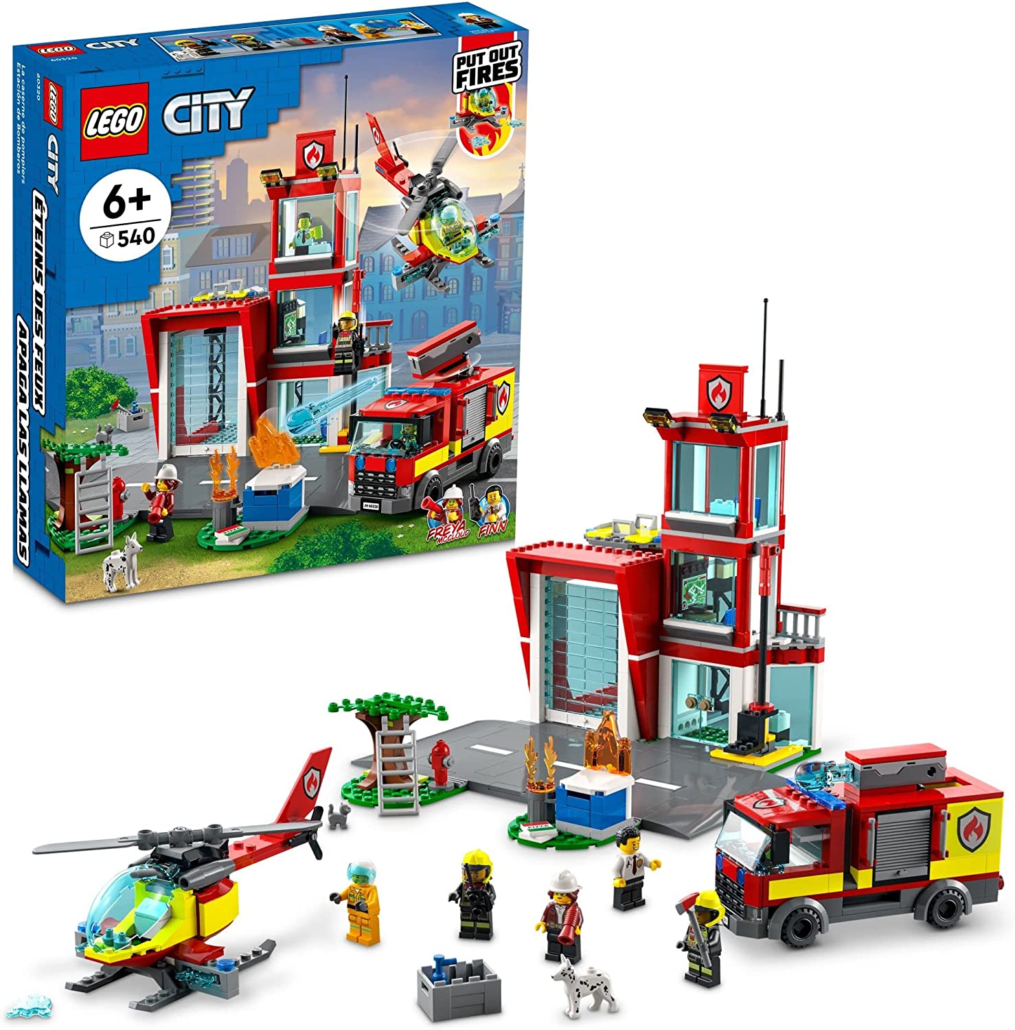 LEGO City La caserne des pompiers 60215