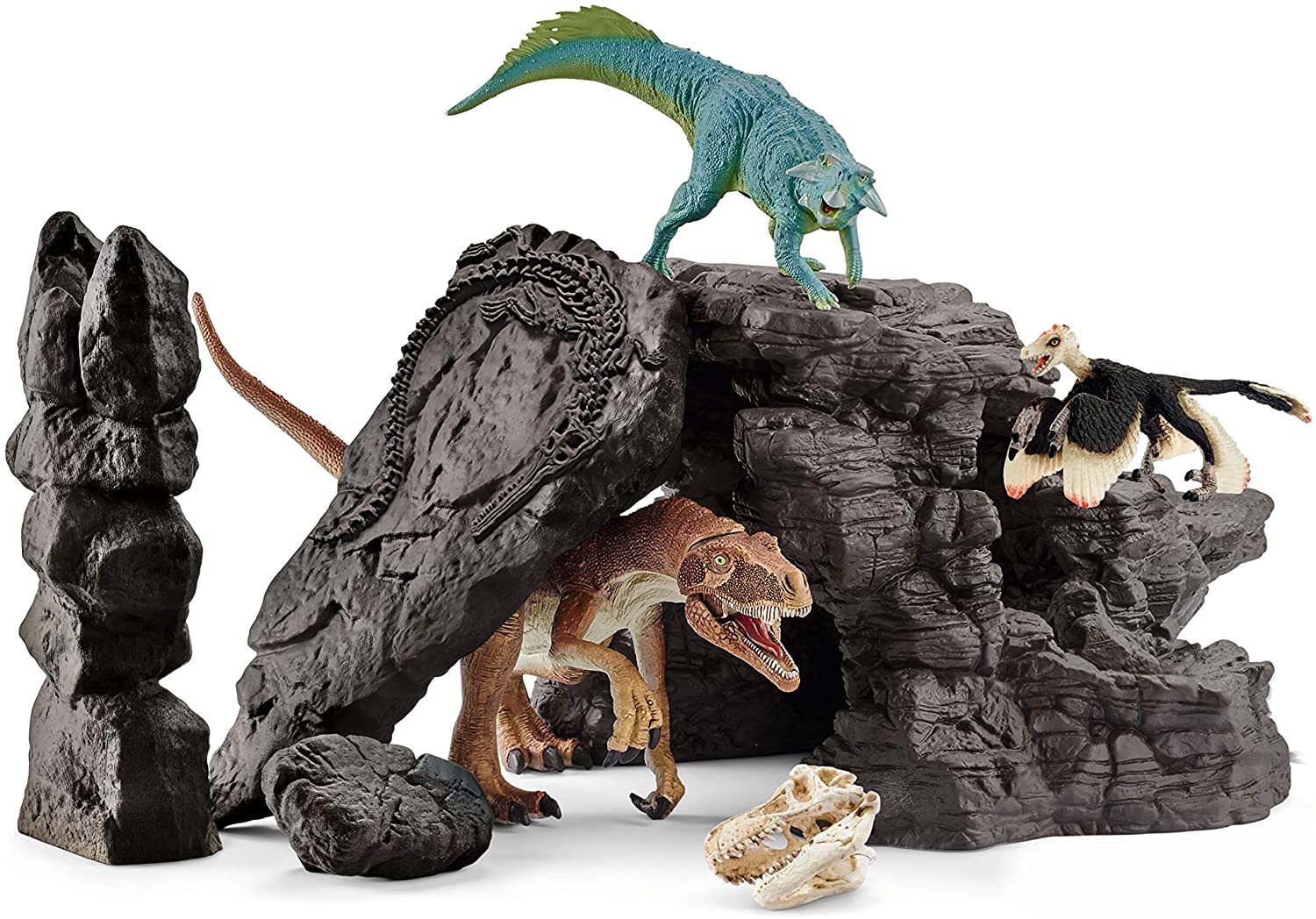 Schleich Dino Set With Cave – Bright Bean Toys