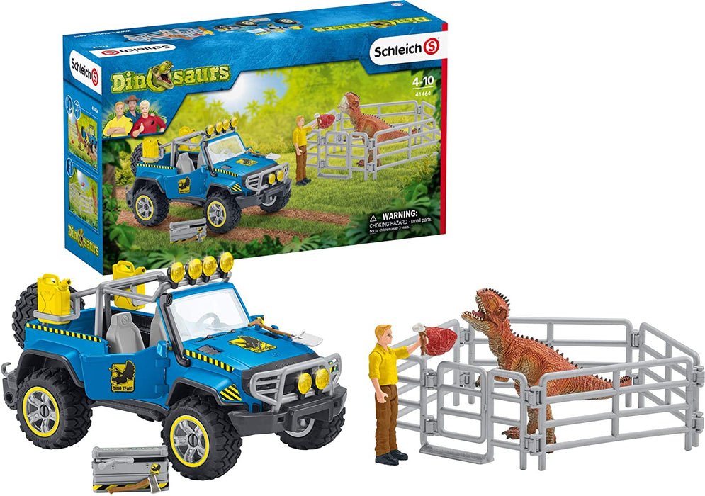 Schleich Off Road Vehicle With Dino Outpost