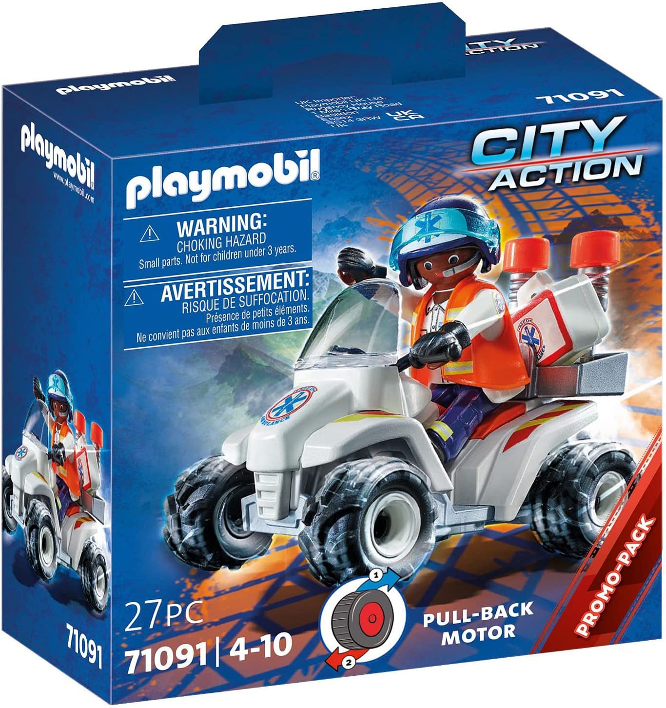 FIRE RESCUE QUAD PLAYMOBIL - THE TOY STORE