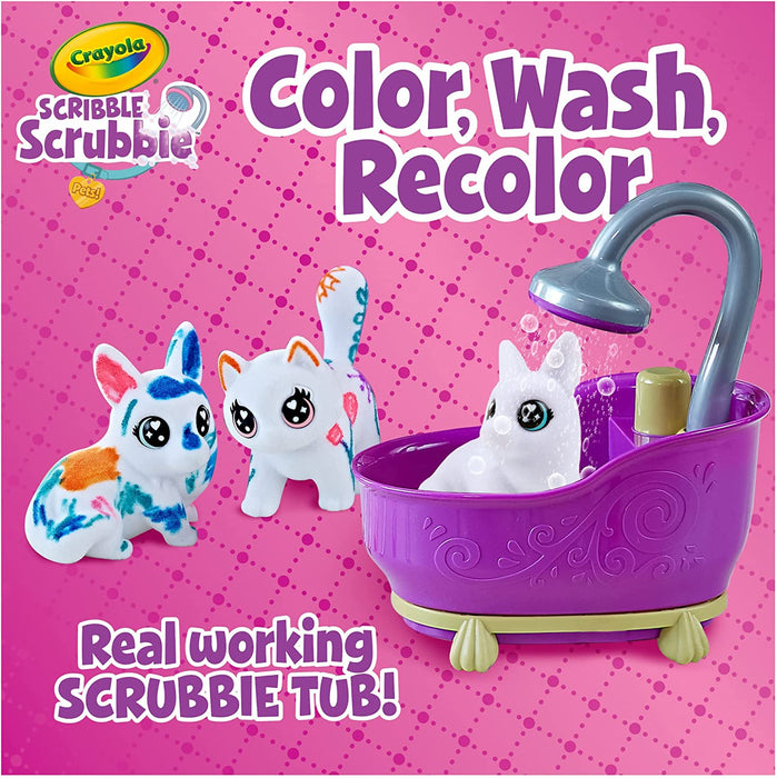  Crayola Scribble Scrubbie Safari Animals Tub Set
