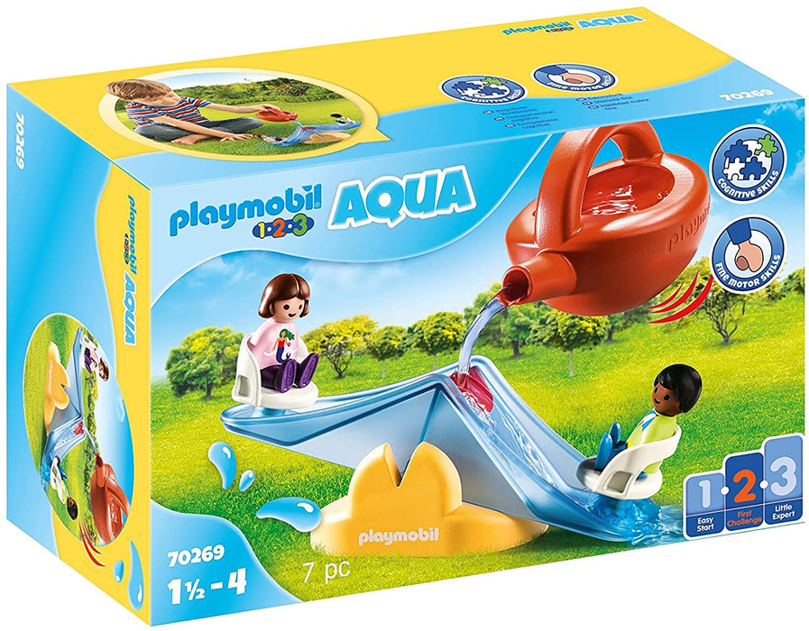 Playmobil 1.2.3 Water Seesaw with Watering Can