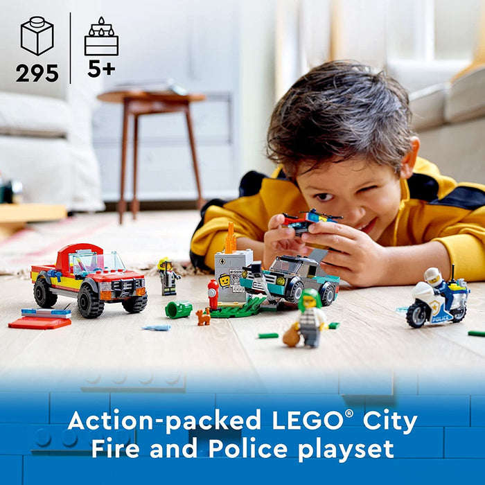 Lego City Fire Rescue & Police Chase (60319)