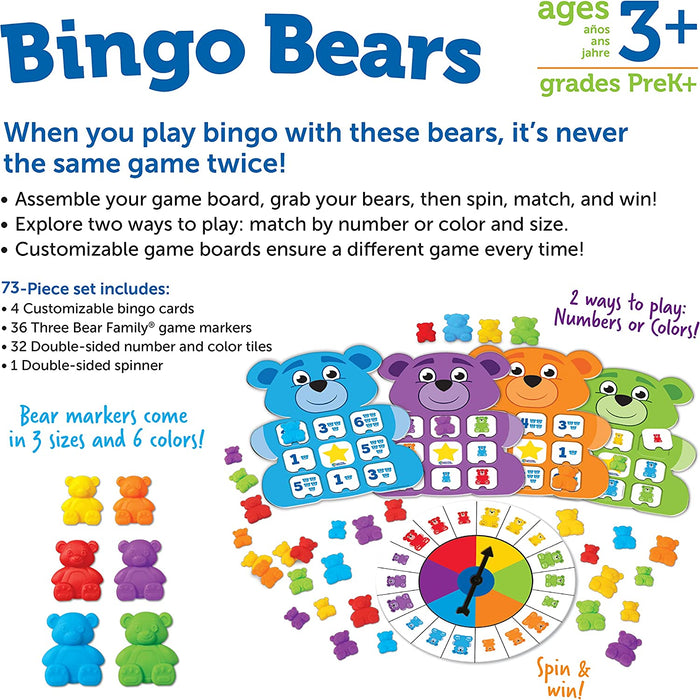 Learning Resources Bingo Bears Game
