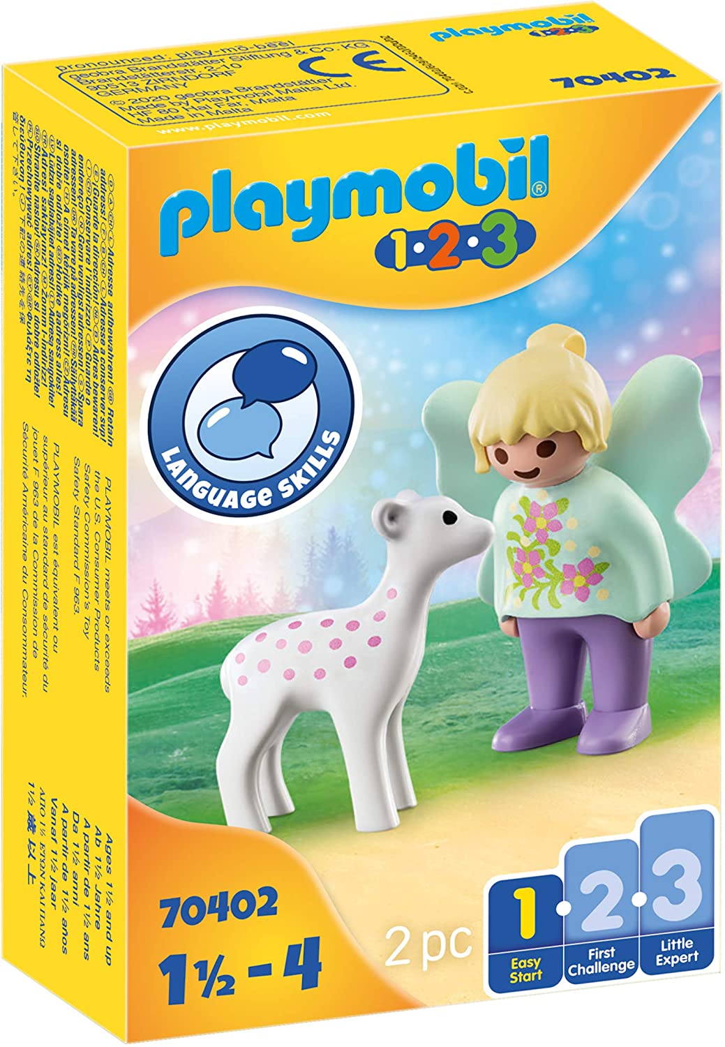 Playmobil 123 Fairy Friend with Fawn - A2Z Science & Learning Toy Store