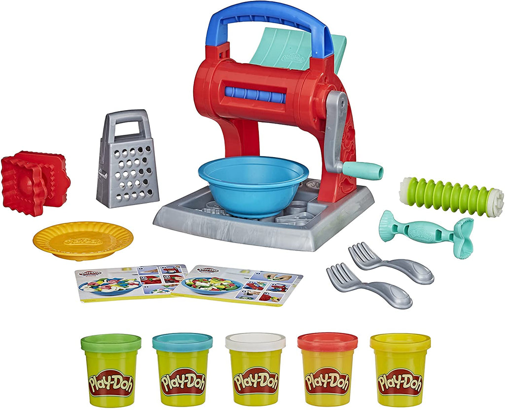 Play-Doh Kitchen Creations Noodle Party Playset for Kids 3 Years and Up  with 5 Non-Toxic Colors