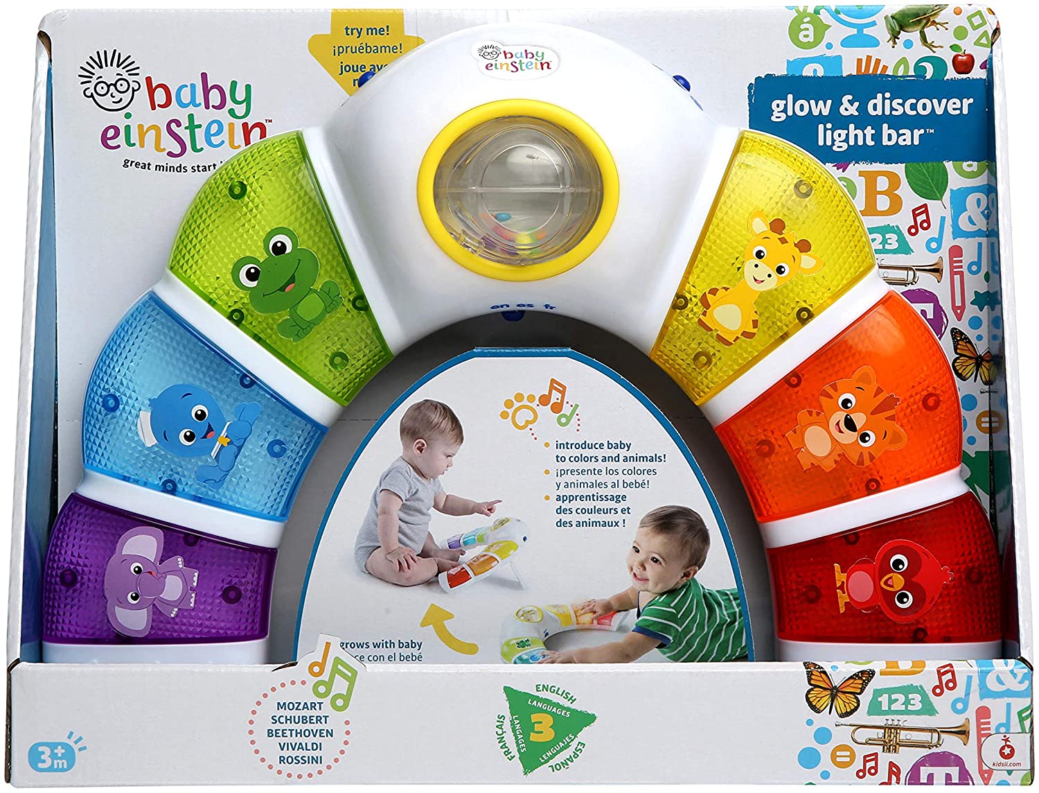 Baby Einstein Glow Discover Light Bar Activity Station – Bright