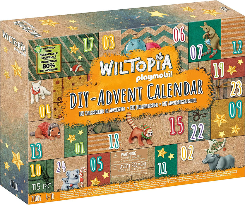 Advent Calendar WILTOPIA Animal Trip around the World Bright Bean Toys