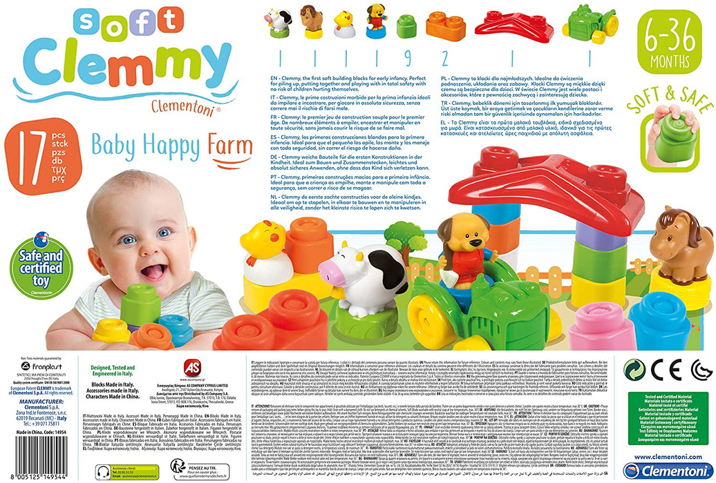 Clementoni Baby Clemmy Happy Farm Play Set