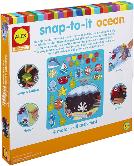 snap to it ocean toy in box