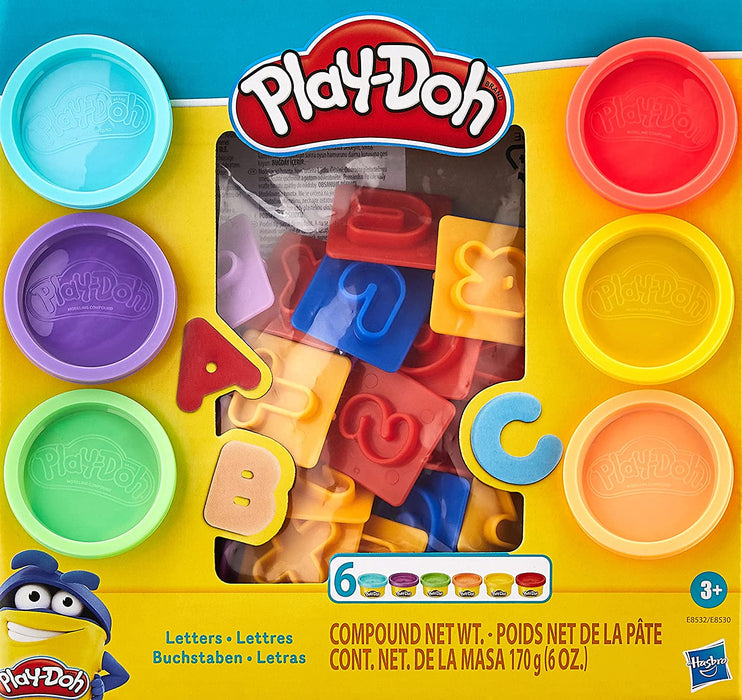 Play-Doh Fundamentals Letters Stamper Tool Set — Bright Bean Toys