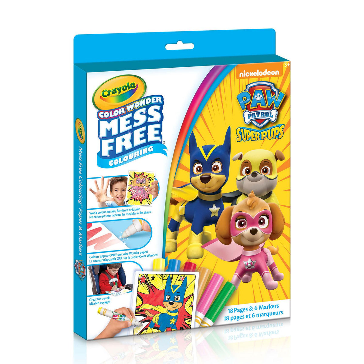 Crayola Color Wonder Mess Free Coloring Pad & Markers, Paw Patrol