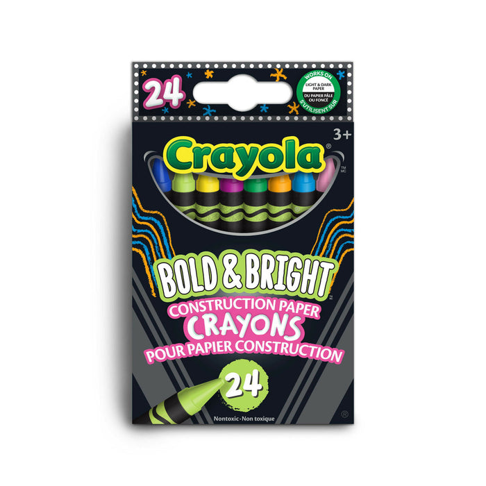 Crayola Neon Crayons, Back To School Supplies, 24 Count