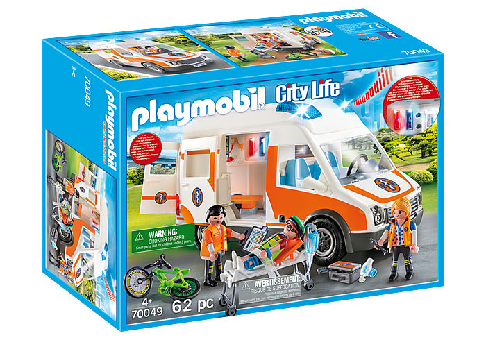 Original Playmobil City Action 6920 - Car Police with Lights And Sound -  New 